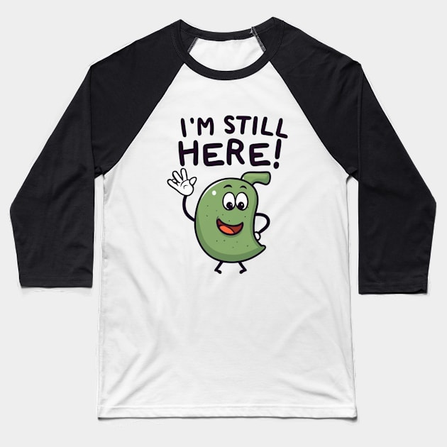 Gall Bladder Baseball T-Shirt by BukovskyART